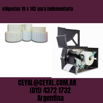 etiquetas 19 x 142 para indumentaria