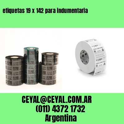 etiquetas 19 x 142 para indumentaria