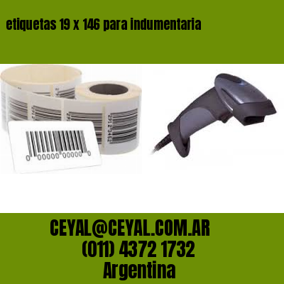 etiquetas 19 x 146 para indumentaria