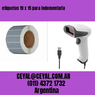 etiquetas 19 x 15 para indumentaria