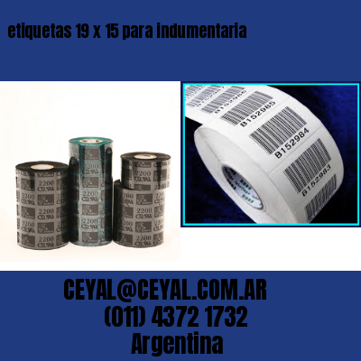 etiquetas 19 x 15 para indumentaria
