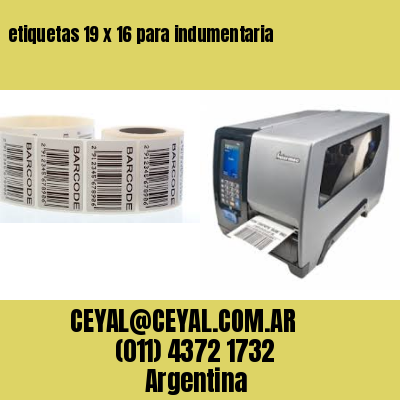 etiquetas 19 x 16 para indumentaria
