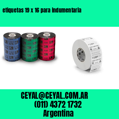 etiquetas 19 x 16 para indumentaria