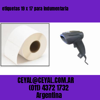 etiquetas 19 x 17 para indumentaria