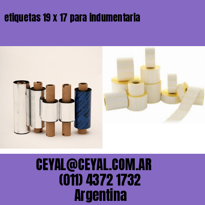 etiquetas 19 x 17 para indumentaria