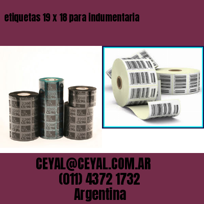 etiquetas 19 x 18 para indumentaria
