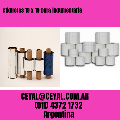 etiquetas 19 x 19 para indumentaria