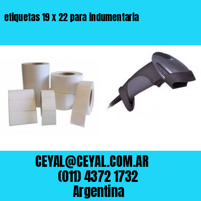 etiquetas 19 x 22 para indumentaria
