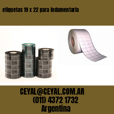 etiquetas 19 x 22 para indumentaria