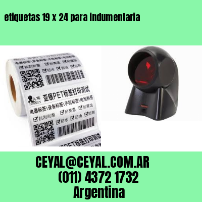 etiquetas 19 x 24 para indumentaria