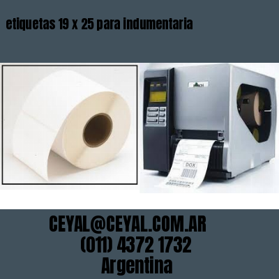 etiquetas 19 x 25 para indumentaria