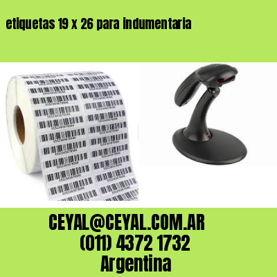 etiquetas 19 x 26 para indumentaria