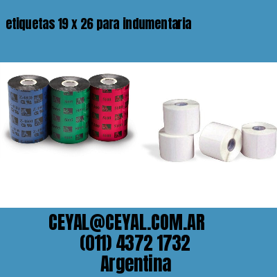 etiquetas 19 x 26 para indumentaria