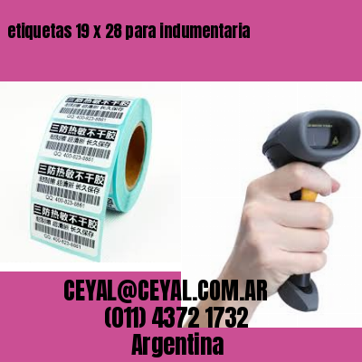 etiquetas 19 x 28 para indumentaria
