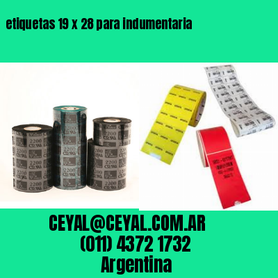 etiquetas 19 x 28 para indumentaria