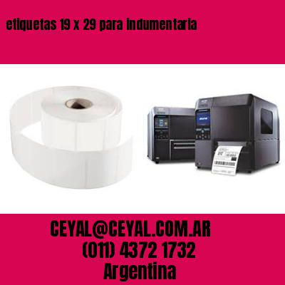 etiquetas 19 x 29 para indumentaria