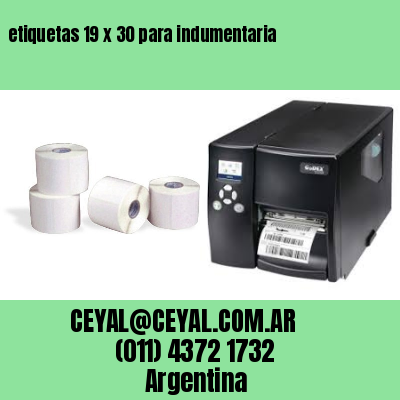 etiquetas 19 x 30 para indumentaria