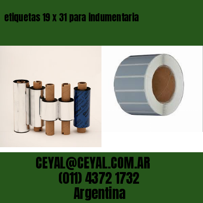 etiquetas 19 x 31 para indumentaria