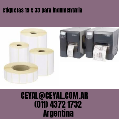 etiquetas 19 x 33 para indumentaria
