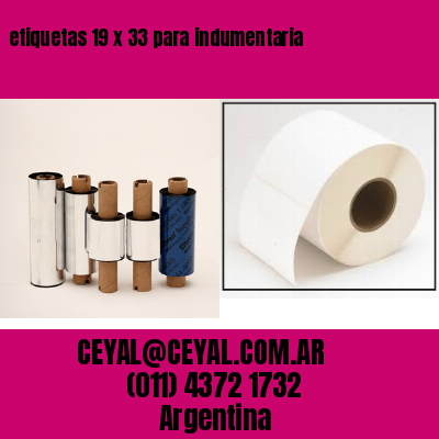 etiquetas 19 x 33 para indumentaria