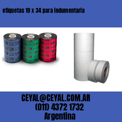 etiquetas 19 x 34 para indumentaria