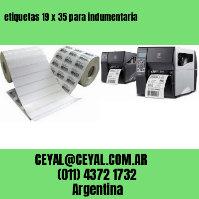 etiquetas 19 x 35 para indumentaria