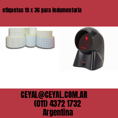 etiquetas 19 x 36 para indumentaria