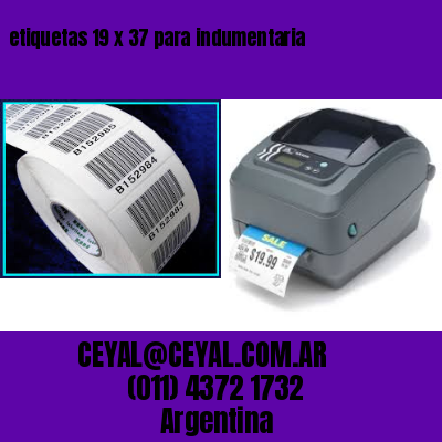 etiquetas 19 x 37 para indumentaria