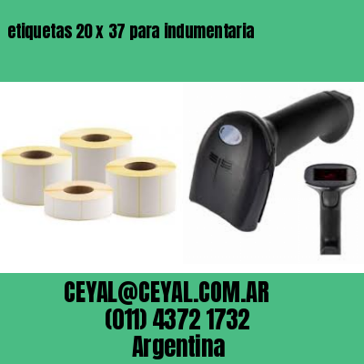 etiquetas 20 x 37 para indumentaria
