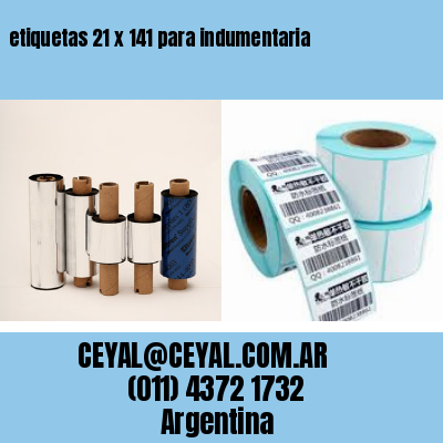 etiquetas 21 x 141 para indumentaria