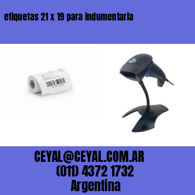 etiquetas 21 x 19 para indumentaria