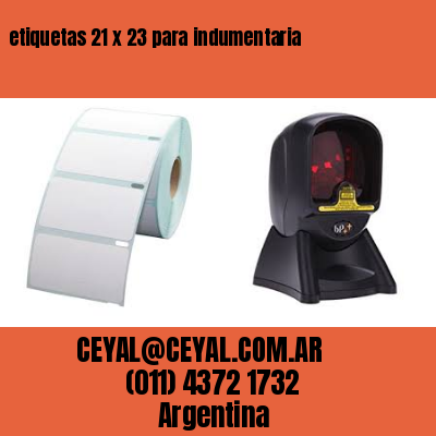 etiquetas 21 x 23 para indumentaria