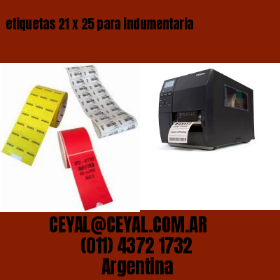 etiquetas 21 x 25 para indumentaria