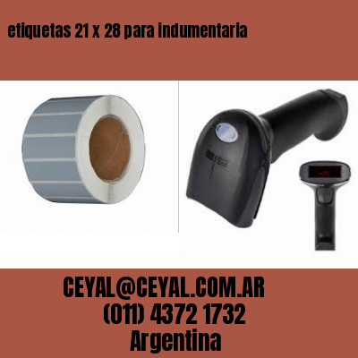 etiquetas 21 x 28 para indumentaria