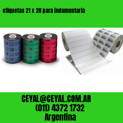 etiquetas 21 x 28 para indumentaria