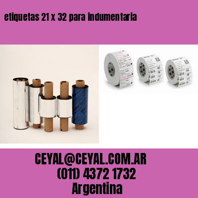 etiquetas 21 x 32 para indumentaria