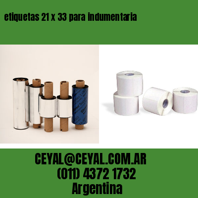 etiquetas 21 x 33 para indumentaria