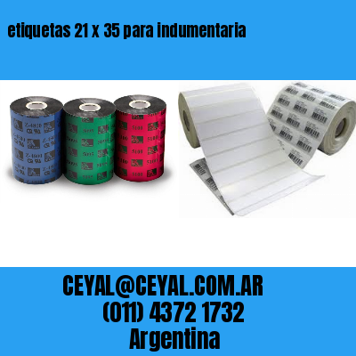 etiquetas 21 x 35 para indumentaria