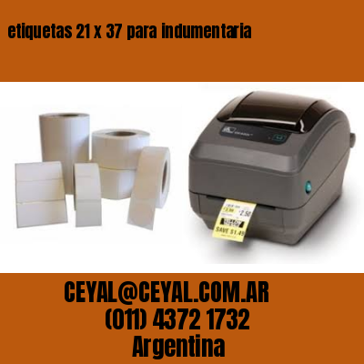 etiquetas 21 x 37 para indumentaria