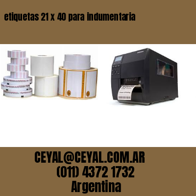 etiquetas 21 x 40 para indumentaria