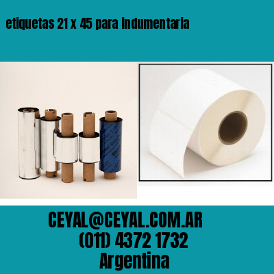 etiquetas 21 x 45 para indumentaria