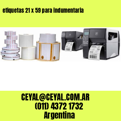 etiquetas 21 x 59 para indumentaria