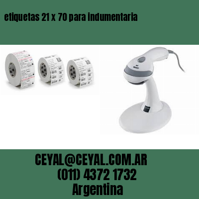 etiquetas 21 x 70 para indumentaria