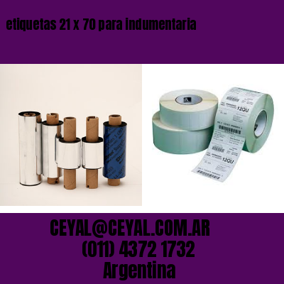etiquetas 21 x 70 para indumentaria