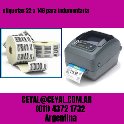 etiquetas 22 x 146 para indumentaria