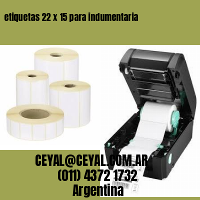 etiquetas 22 x 15 para indumentaria