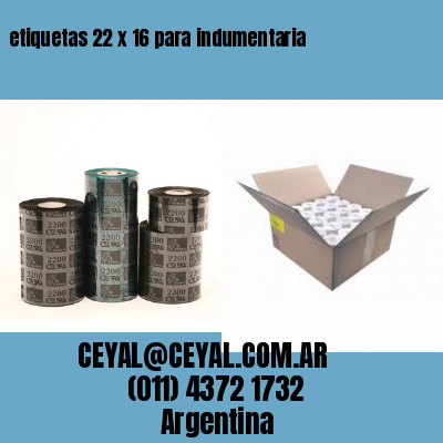 etiquetas 22 x 16 para indumentaria
