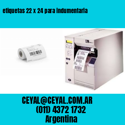 etiquetas 22 x 24 para indumentaria