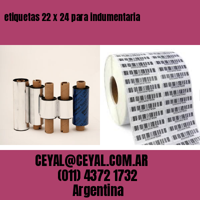 etiquetas 22 x 24 para indumentaria