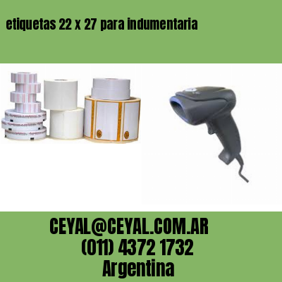 etiquetas 22 x 27 para indumentaria